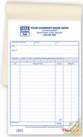 Classic Design Multi-Purpose Large Sales Books - 250 Forms