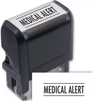 MEDICAL ALERT Self-Inking Stamp 