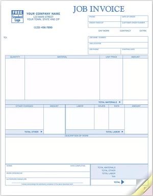 job invoice 