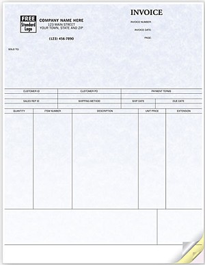 Professional Product Invoice 