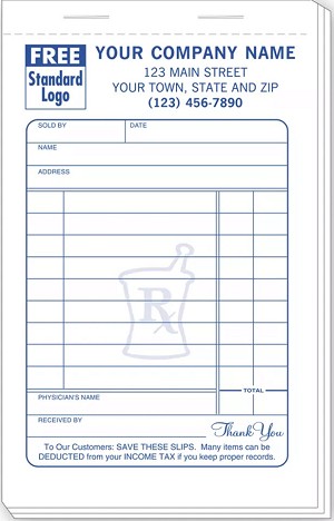 Pharmacy Sales Slip 