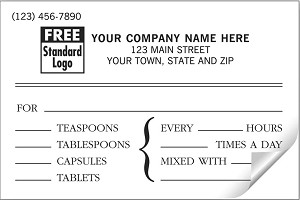 Veterinary Instruction Label 