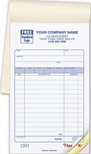 Use as a receipt or invoice 