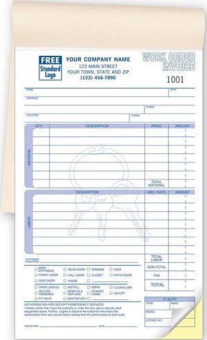 Locksmith Work Orders 