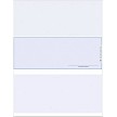 Blank Check Stock Middle Check with Signature Line 