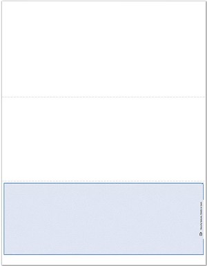 Blank Check Stock Bottom Check 