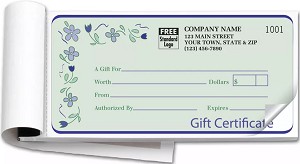 Spring Bouquet Book Gift Certificate 