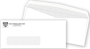 Envelopes come printed with your return address 