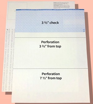 Canadian Compliant Blank Laser Cheque Stock 