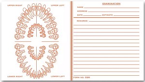 Dental Exam Record Slip 
