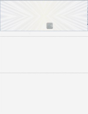 Premier Top Blank Check Prismatic with Hologram 