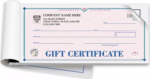 High Security St. Croix Booked Gift Certificate 