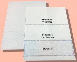 Canadian Compliant Blank Check Stock 