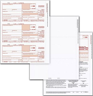 1099-NEC Income Blank Set 3-part 