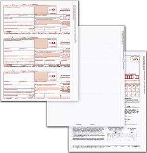 1099-NEC Income Blank Set 4-part 