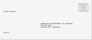 Nebraska Estimate Envelope 