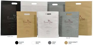 NON-WOVEN PP TUFF SEAL DIE CUT MERCHANDISE BAG 