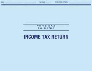 horizontal tax return folder 