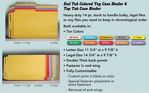 Case Binder Letter Size 