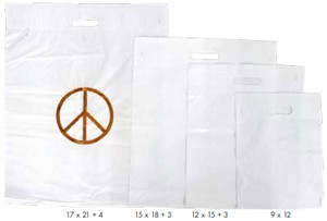 WHITE 15 x 8 LOW DENSITY BAG 