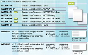 Laser Printer Color Statement 